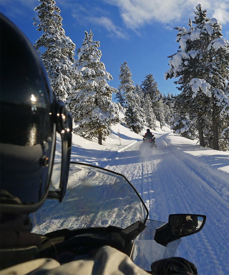 Éden du lac Ouareau - motoneige